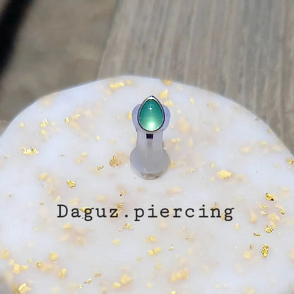 Lagrima Jade - titanio grado implante ASTM F-136