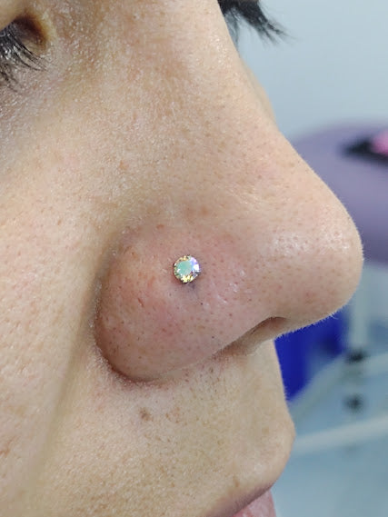 Top Prong Set (Colores) 3mm - titanio grado implante ASTM F-136