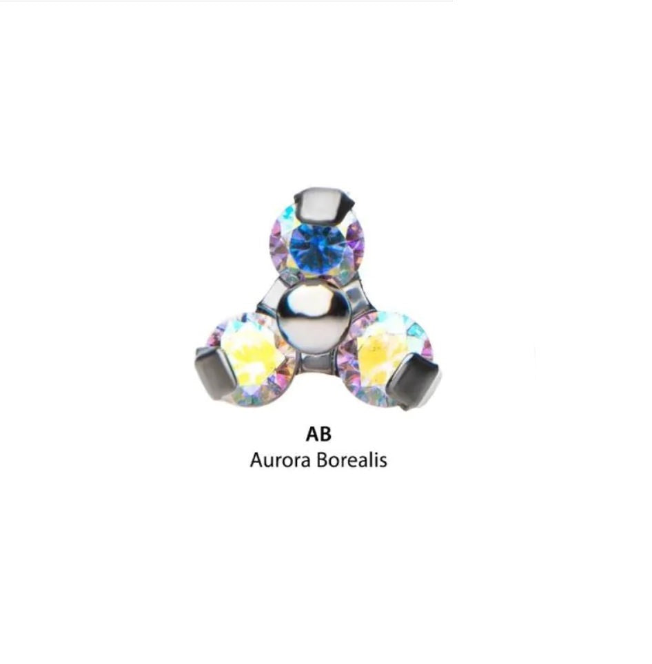 Trinity aurora boreal - titanio grado implante ASTM F-136