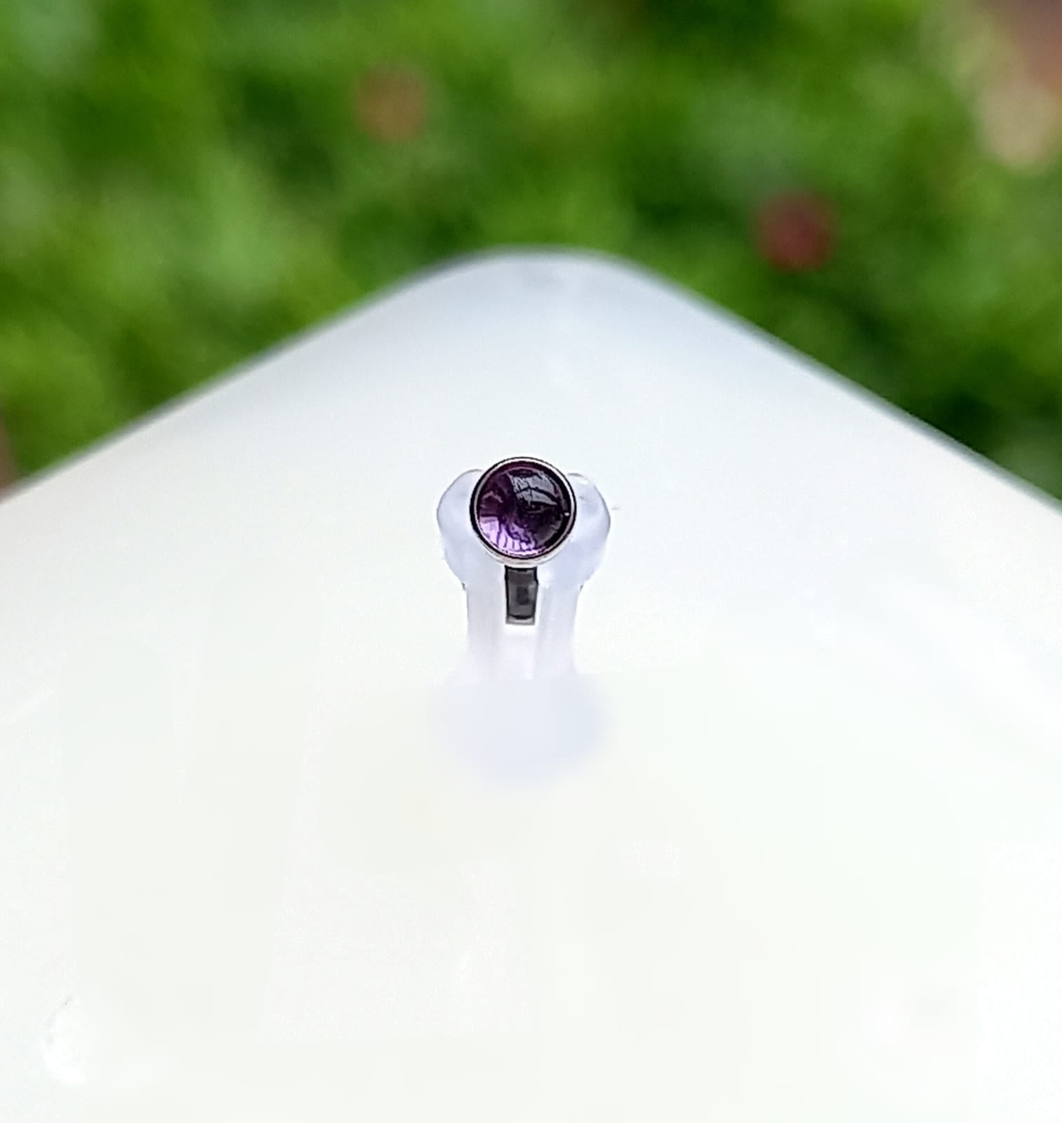 Top Amatista 3mm - titanio grado implante ASTM F-136