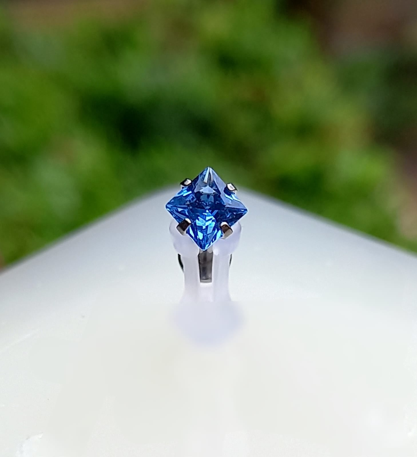 Top Prong Set Azul - titanio grado implante ASTM F-136