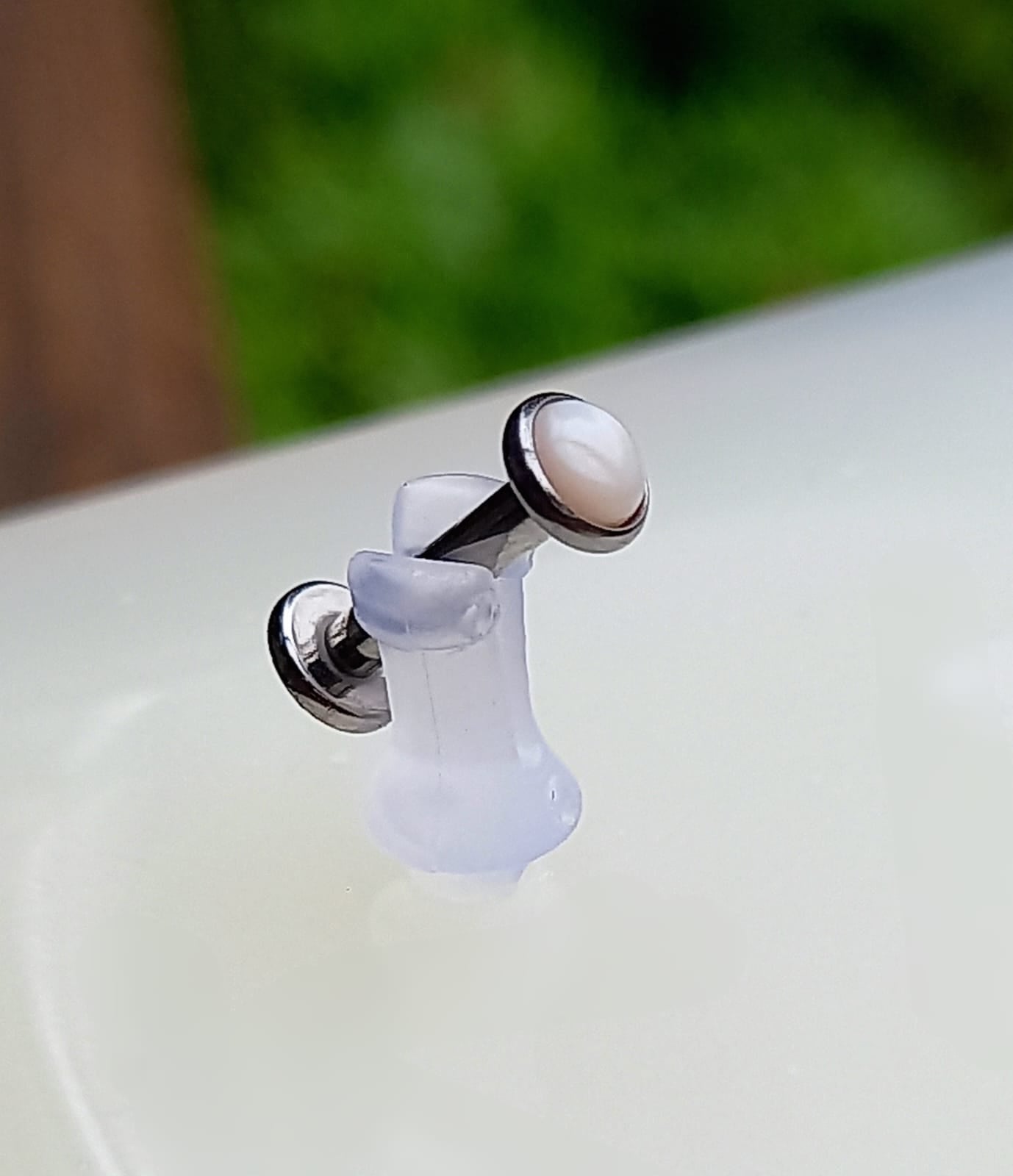 Top perla rosa - titanio grado implante ASTM F-136