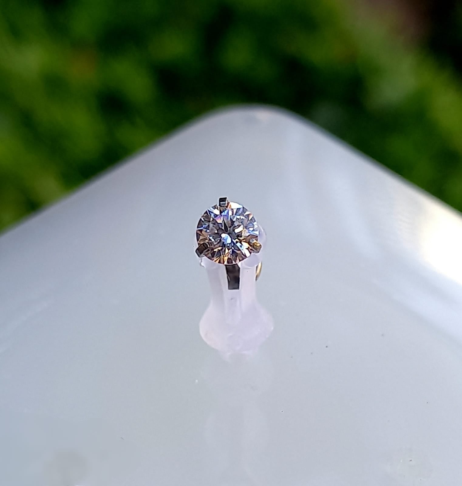 Top Prong Set Clear (redondo) - titanio grado implante ASTM F-136